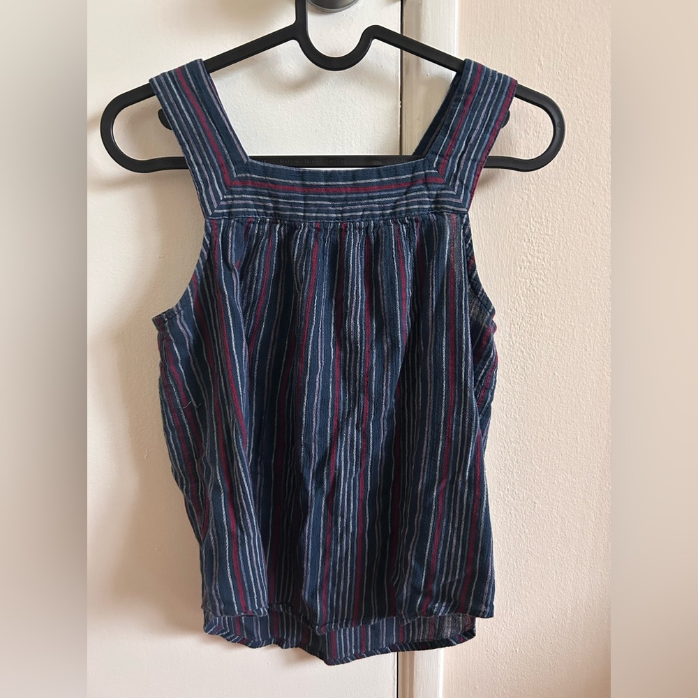 Universal Thread Linen Tank Top [XS | Navy Multicolor]